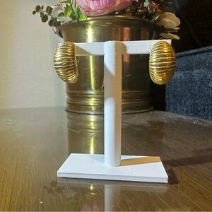 Gold Shell Design Earrings